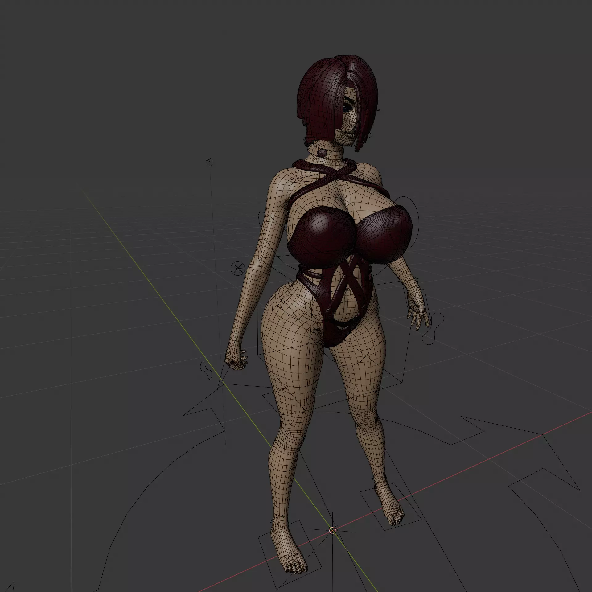 Curvy Ivy Valentine  3D print model_9