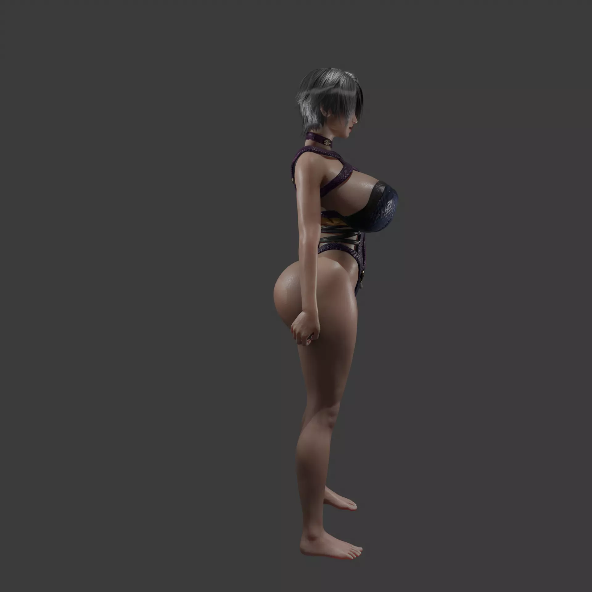 Curvy Ivy Valentine  3D print model_3