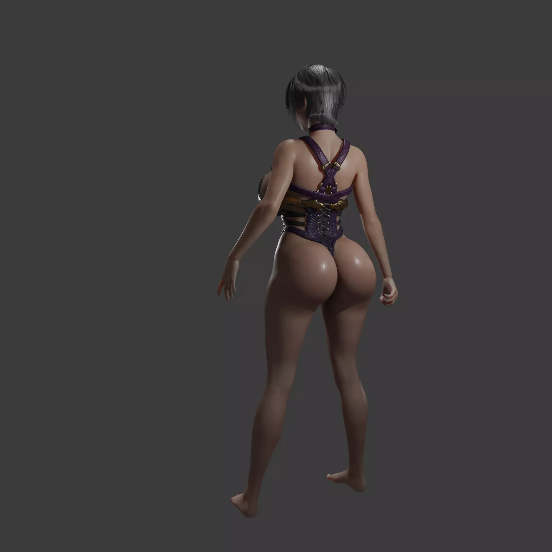 Curvy Ivy Valentine  3D print model_4