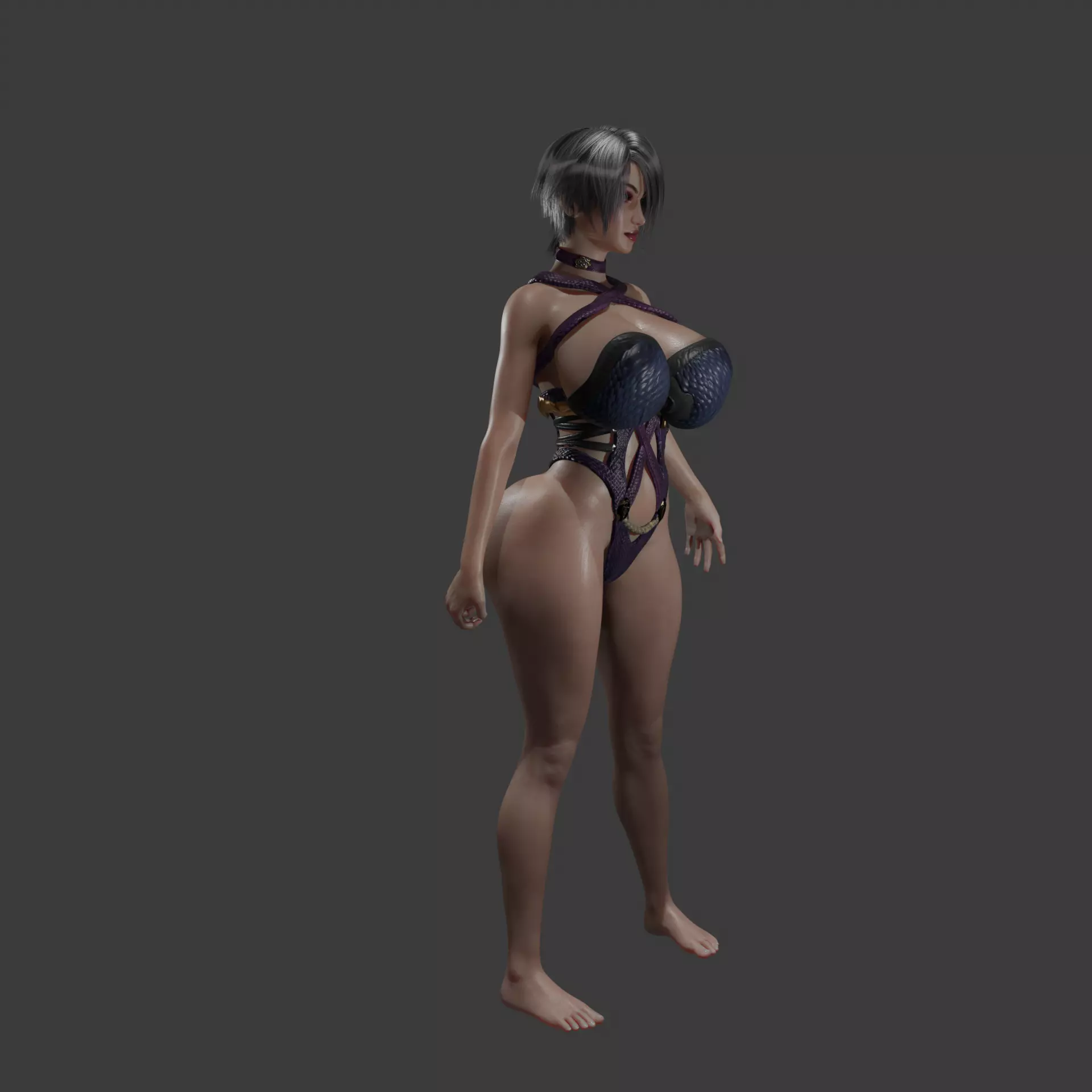 Curvy Ivy Valentine  3D print model_12