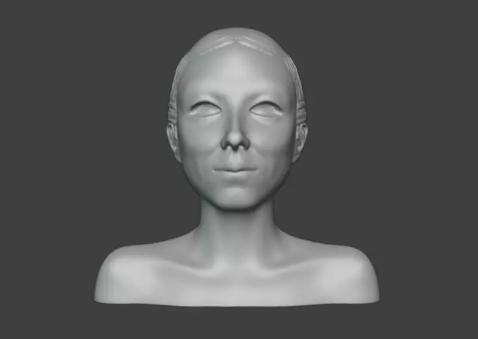 3D printable Beautiful woman 3D print model_0