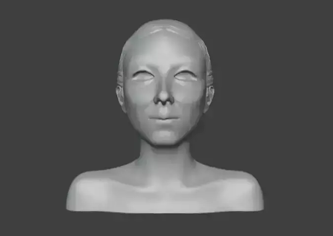 3D printable Beautiful woman