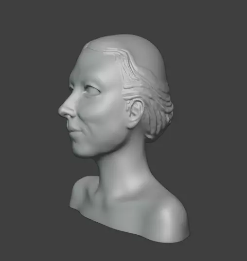 3D printable Beautiful woman 3D print model_2