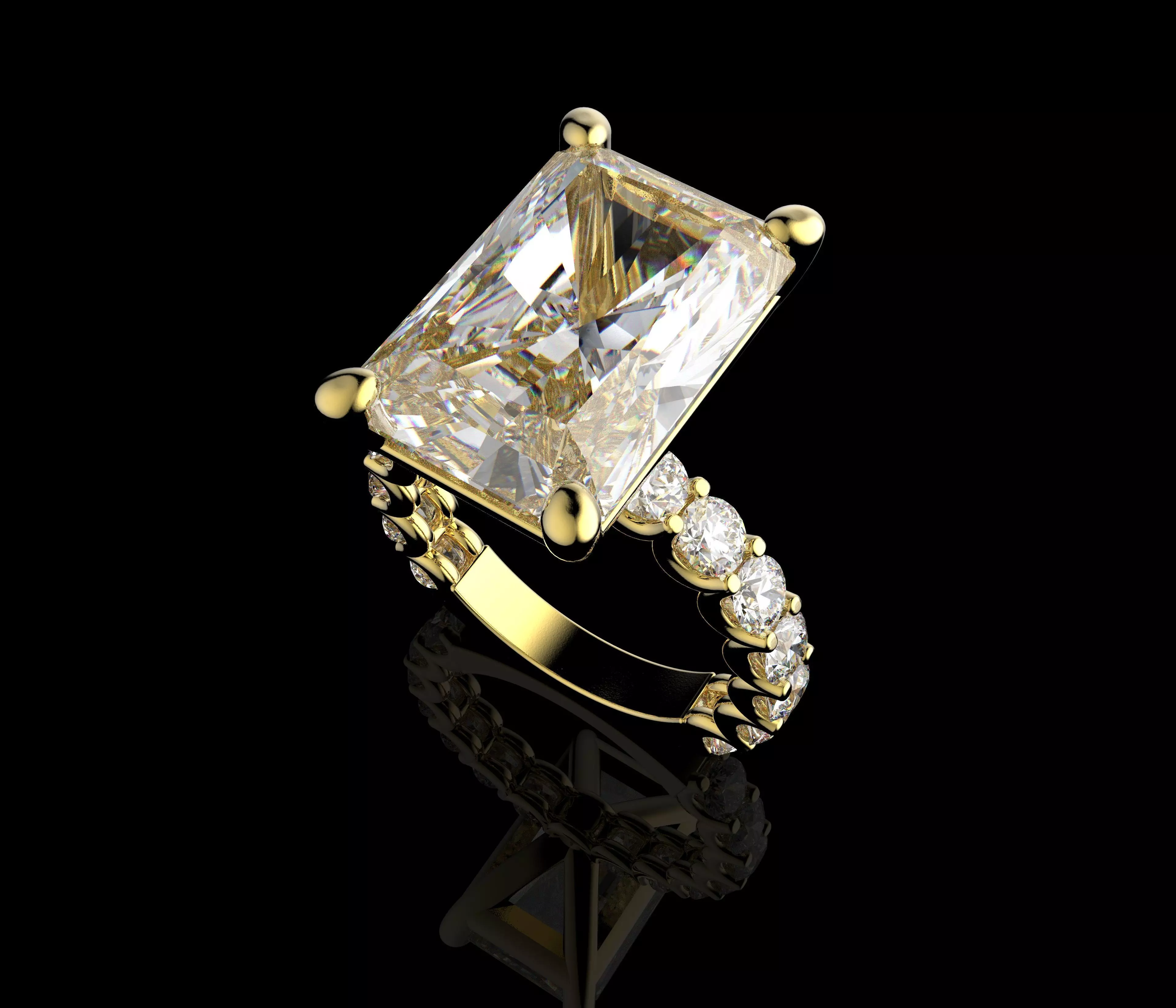 Gold N1556 3D print model_6