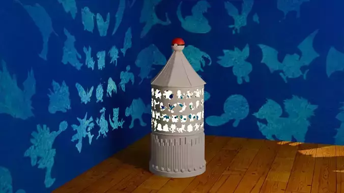 Pokemon Home Decor Lamp - All Classic Pokemon Bundle - 3 Lamps