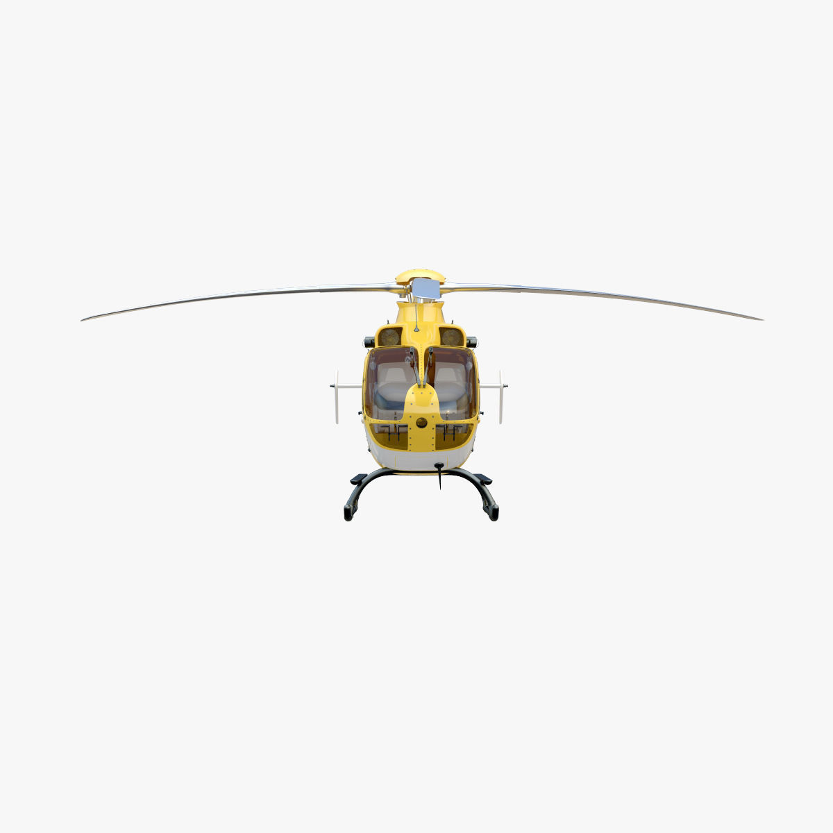 Eurocopter EC 135 Yellow 3D model_23