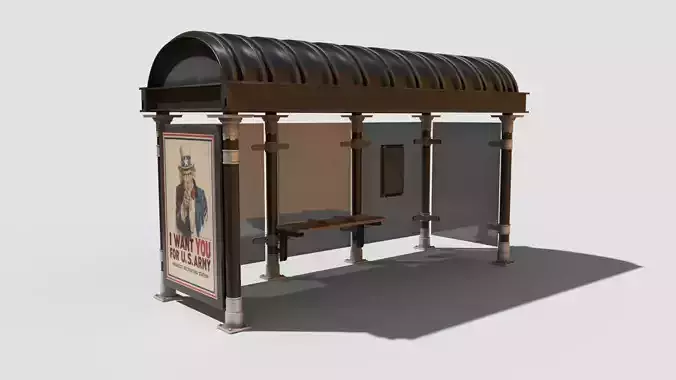3D Bus Stop