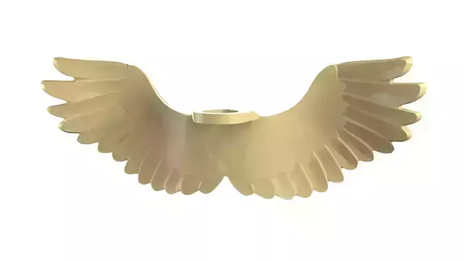 Custom 3D print Minifigure Accessory - Minifigure Wings S1 - 04