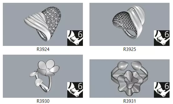 Bulk Ring Models - 50-Piece 3DM Set-Part2-50 3D print model_5