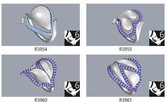Bulk Ring Models - 50-Piece 3DM Set-Part2-50 3D print model_12