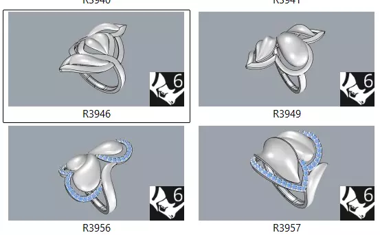 Bulk Ring Models - 50-Piece 3DM Set-Part2-50 3D print model_10