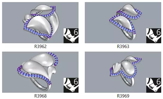 Bulk Ring Models - 50-Piece 3DM Set-Part2-50 3D print model_1