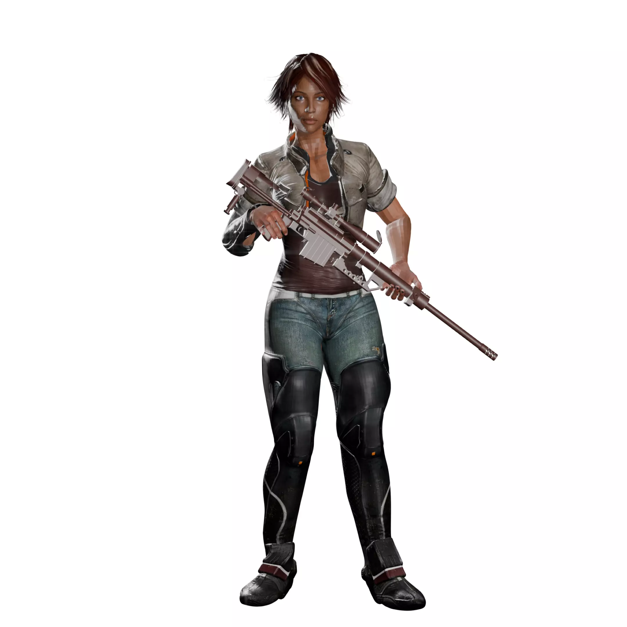 Nilin the Sniper 3D print model_2