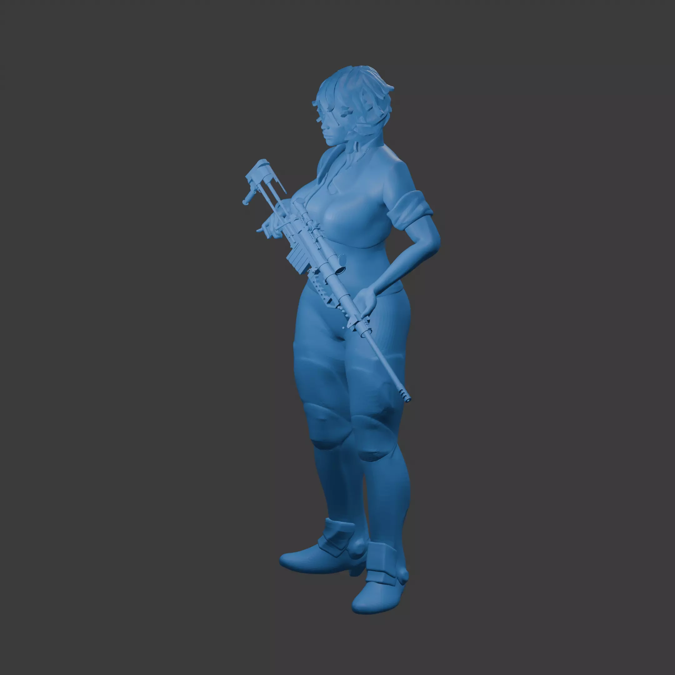 Nilin the Sniper 3D print model_7