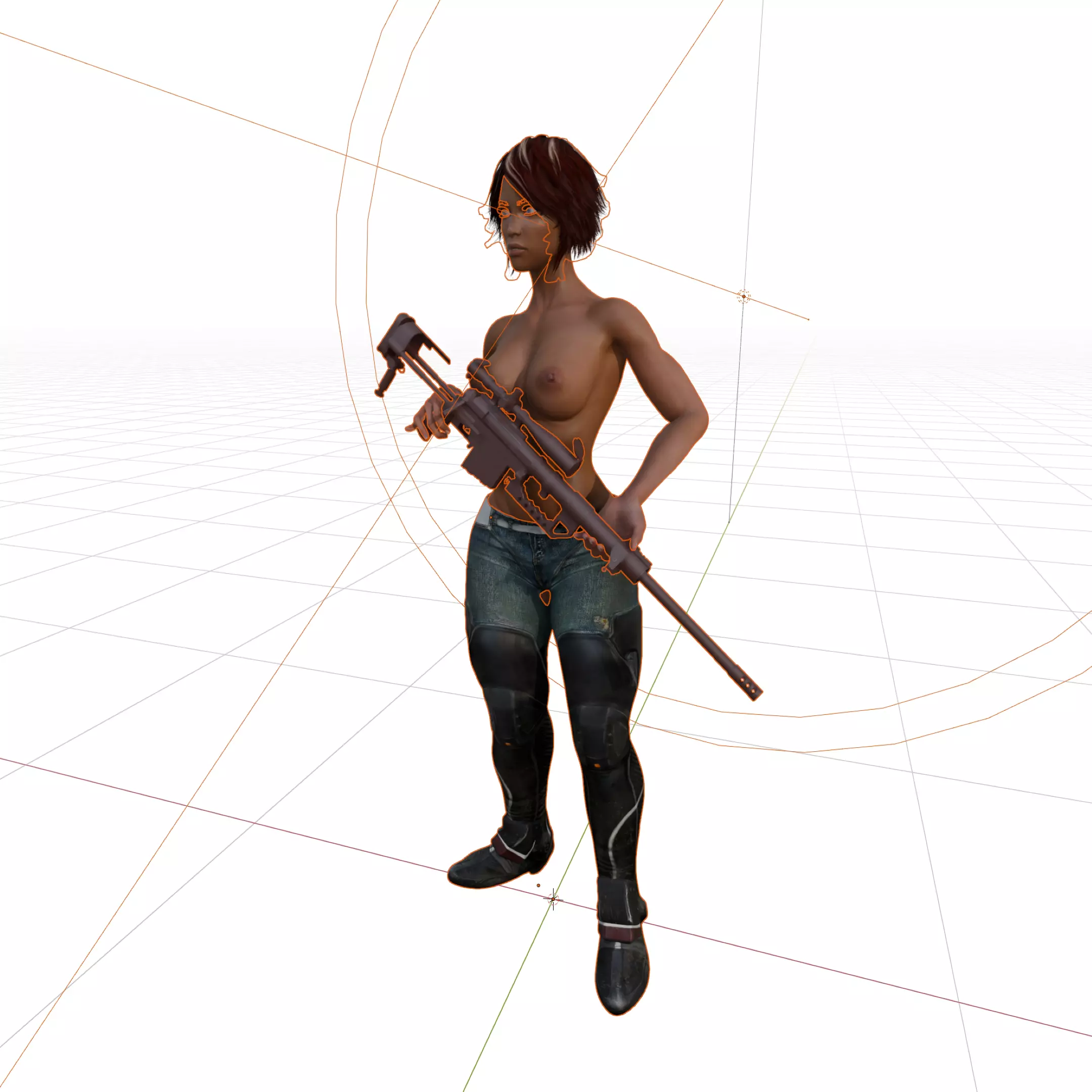 Nilin the Sniper 3D print model_4