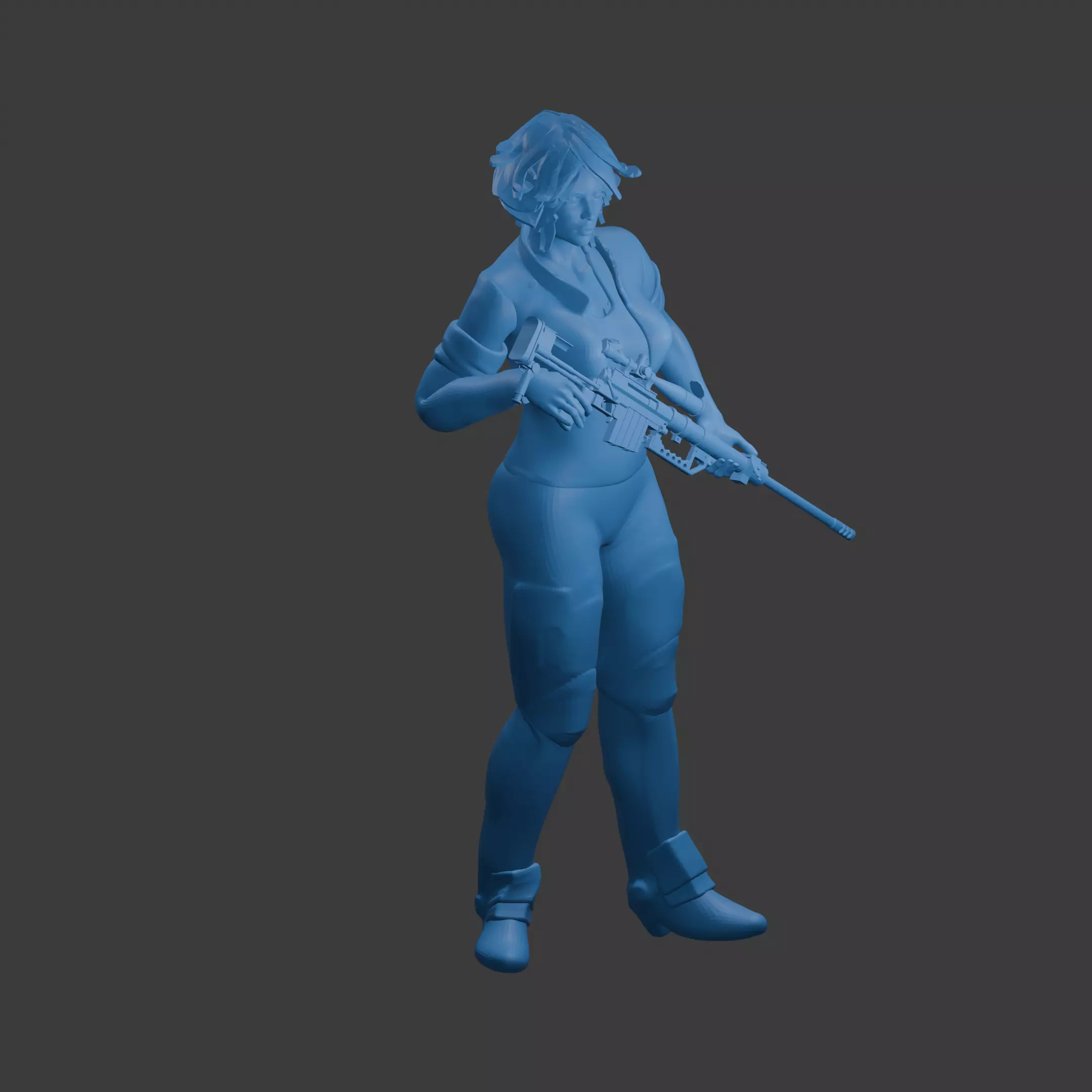 Nilin the Sniper 3D print model_12