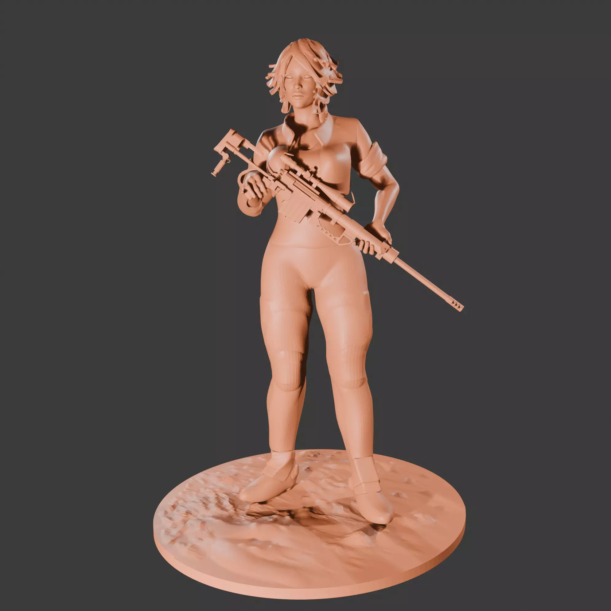 Nilin the Sniper 3D print model_6