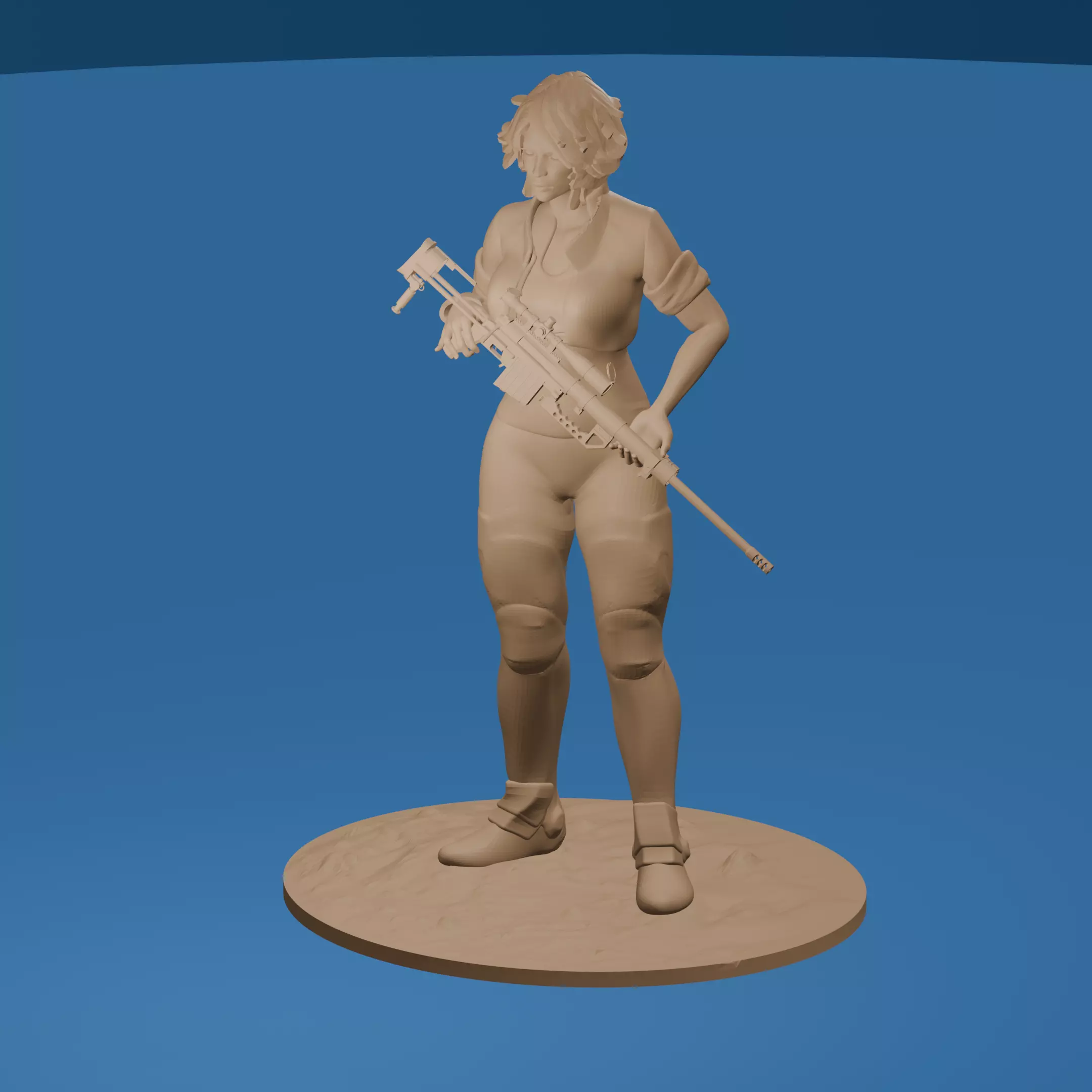 Nilin the Sniper 3D print model_1