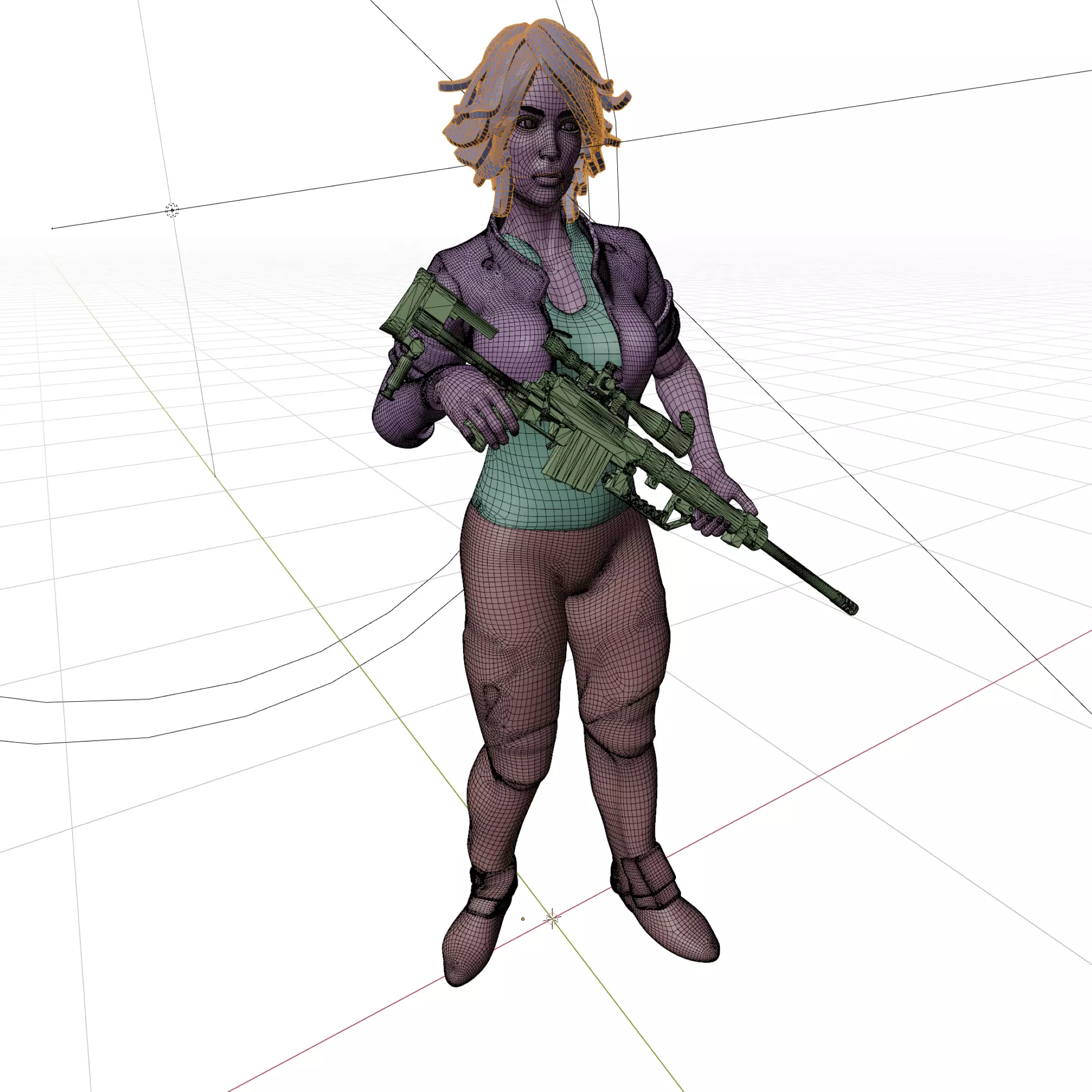 Nilin the Sniper 3D print model_13