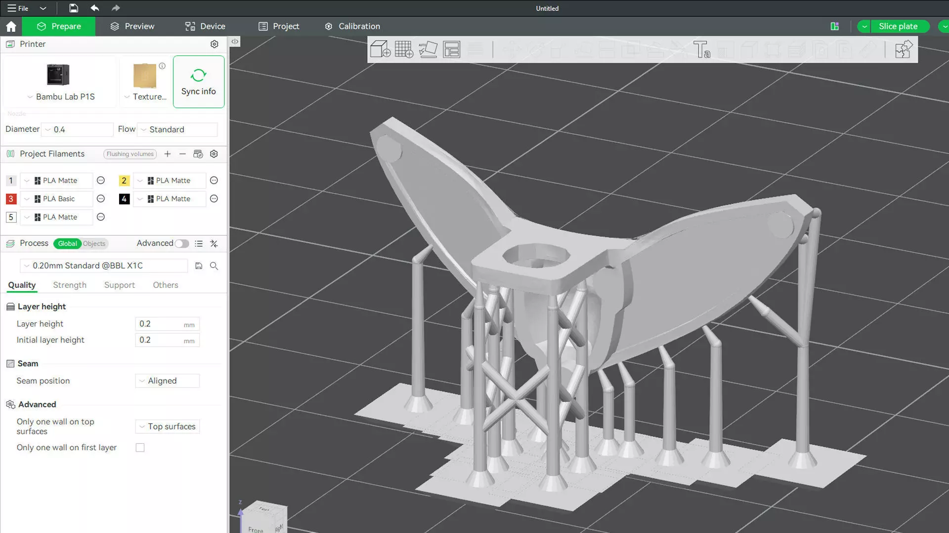 Custom 3D print Minifigure Accessory - Minifigure Wings S1 - 06 3D print model_3