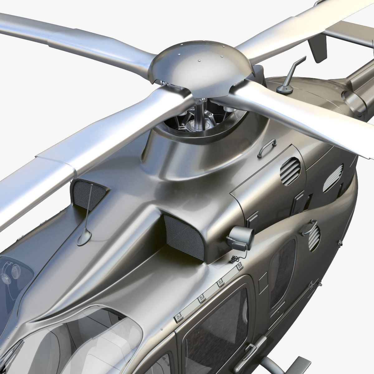 EC 135 military 3D model_7