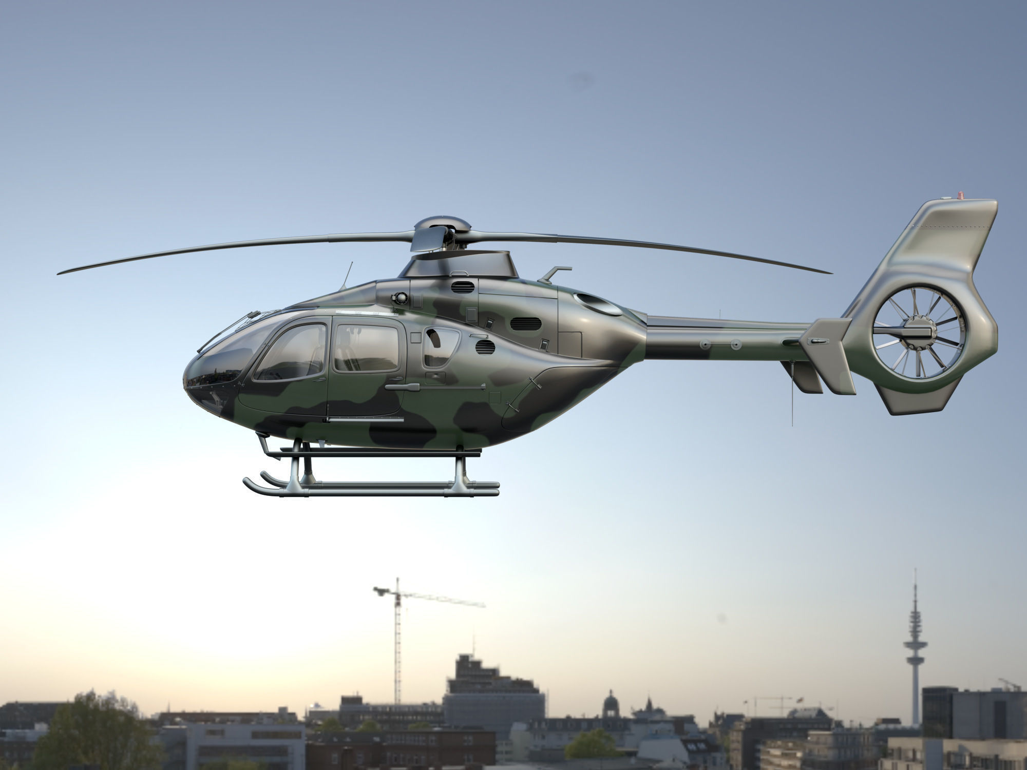 EC 135 military 3D model_35