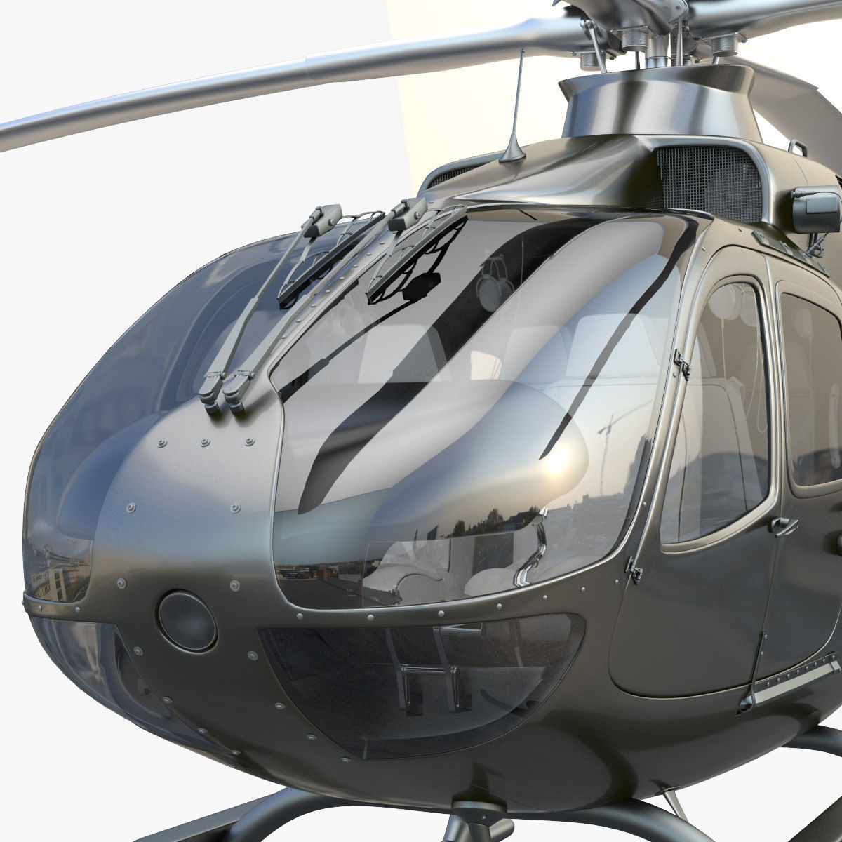 EC 135 military 3D model_6
