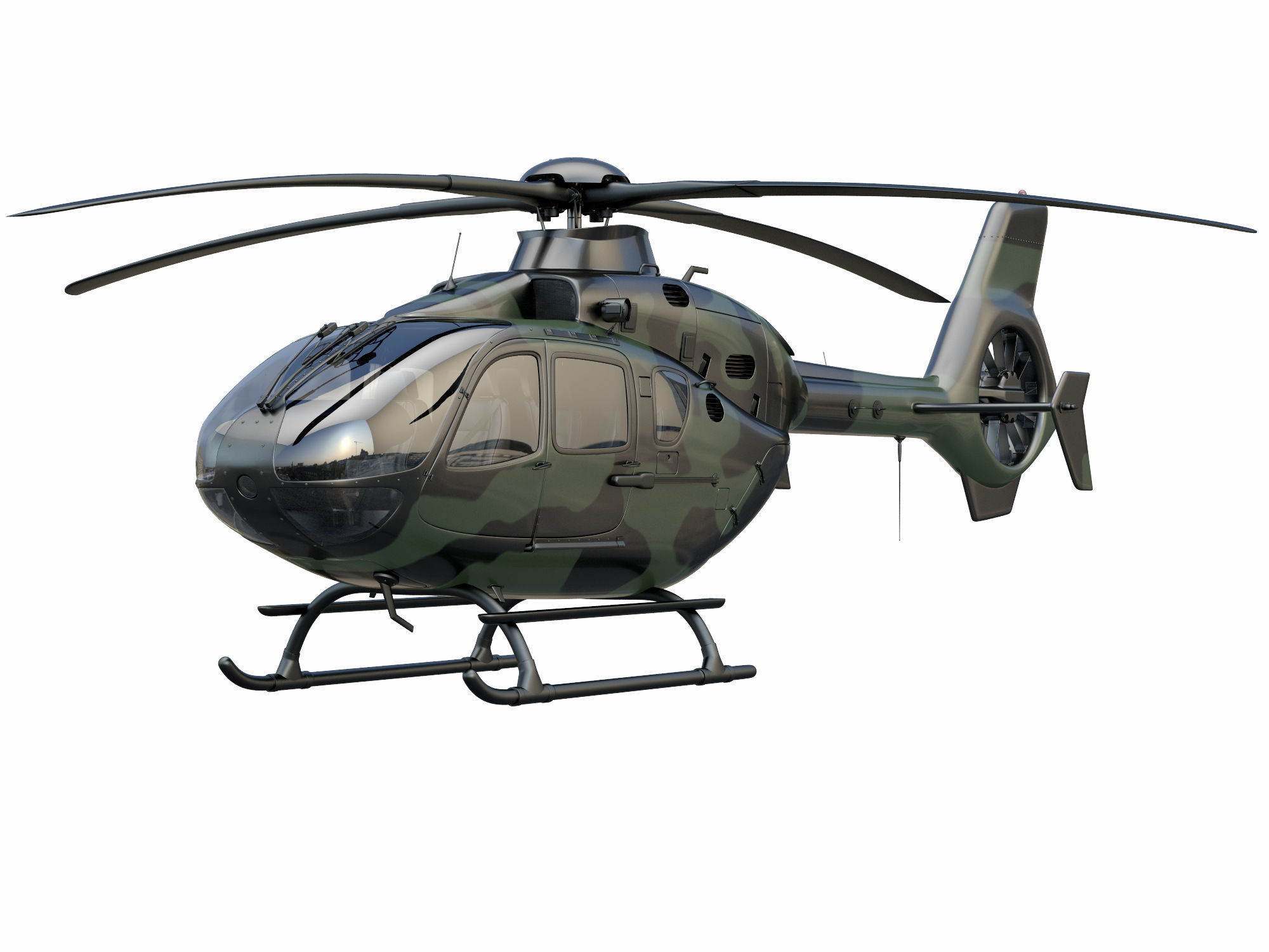 EC 135 military 3D model_2