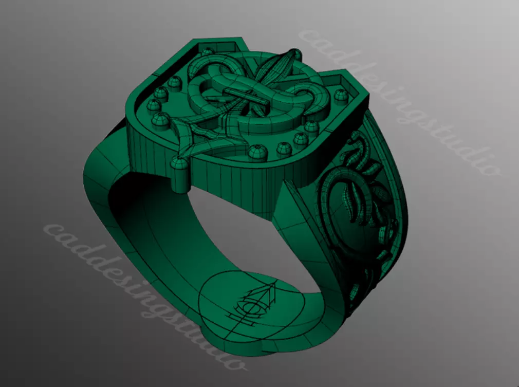 Ring od351 3D print model_2