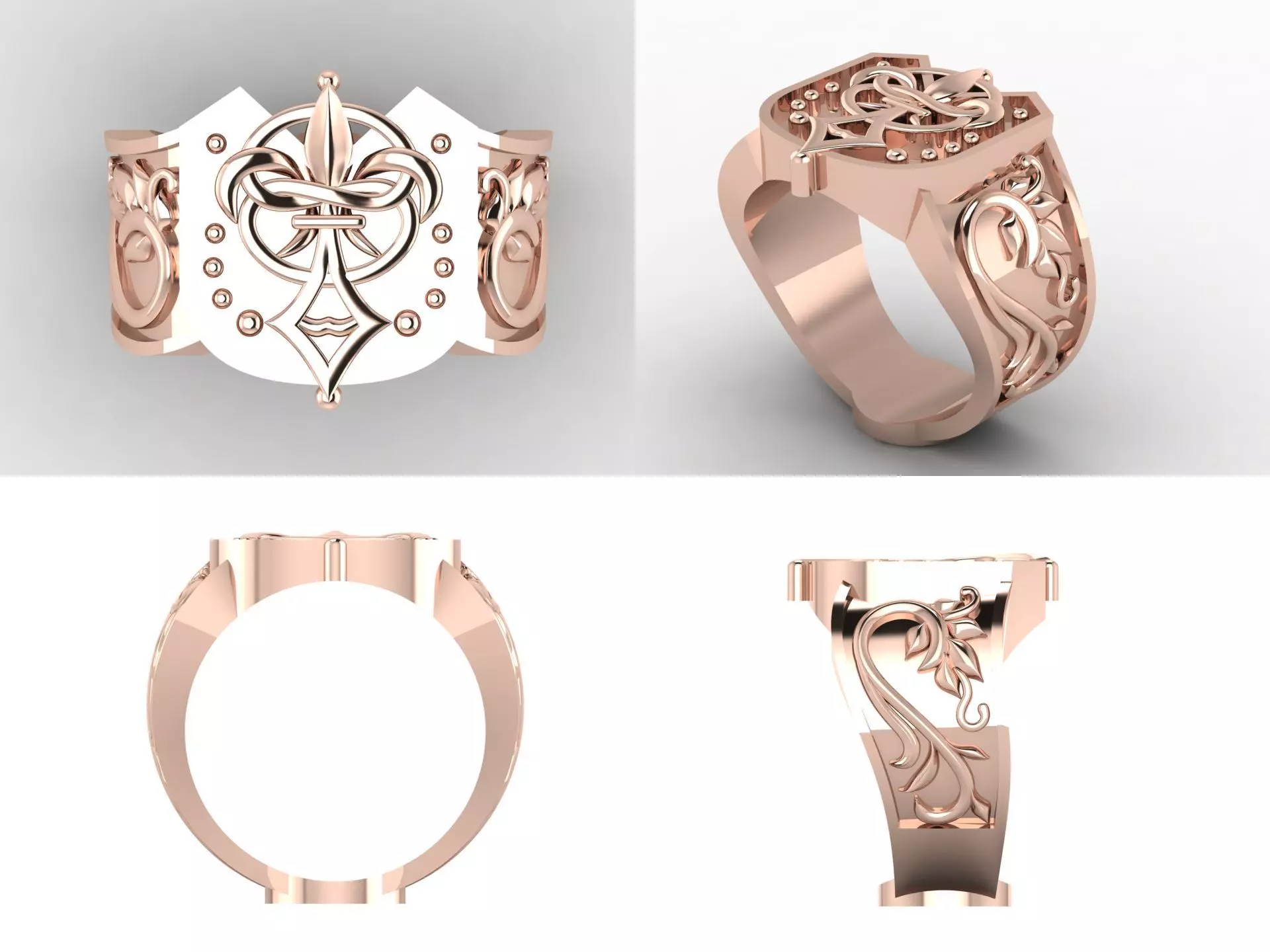 Ring od351 3D print model_4