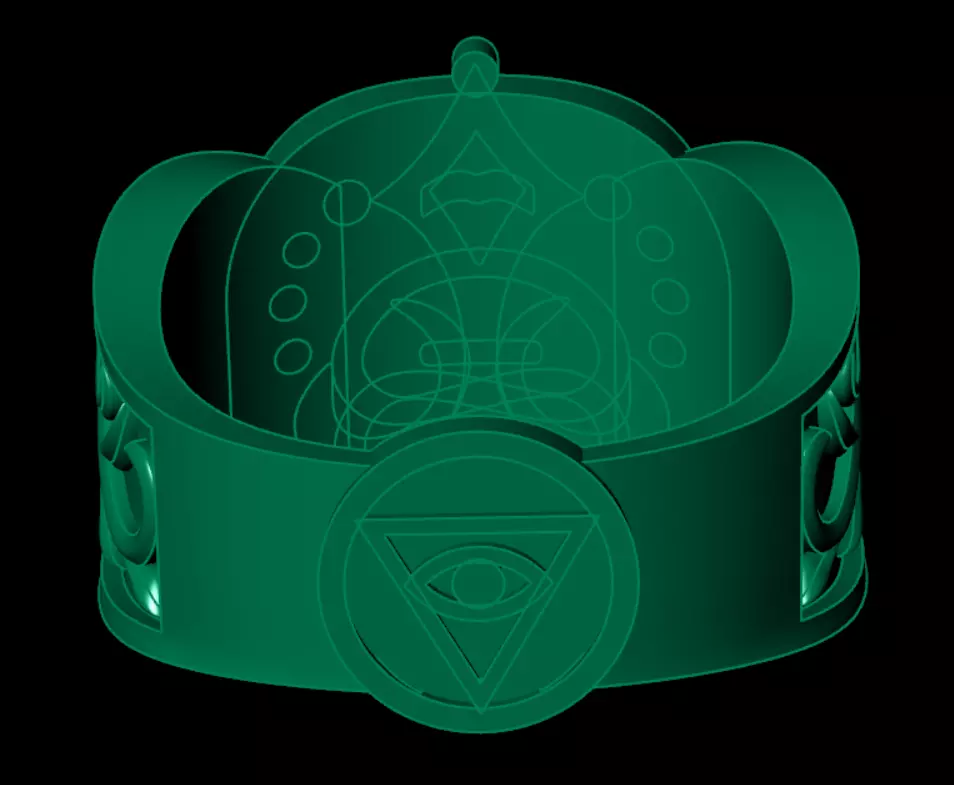 Ring od351 3D print model_9