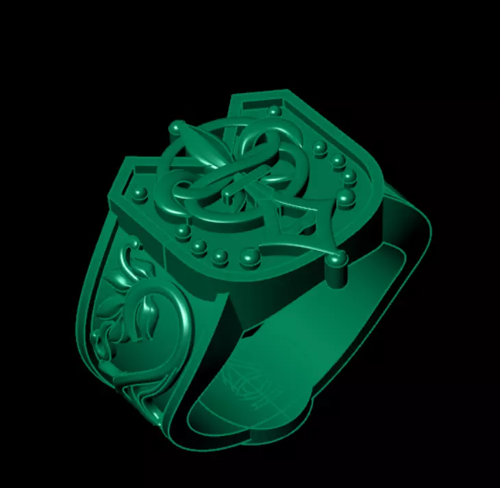 Ring od351 3D print model_11