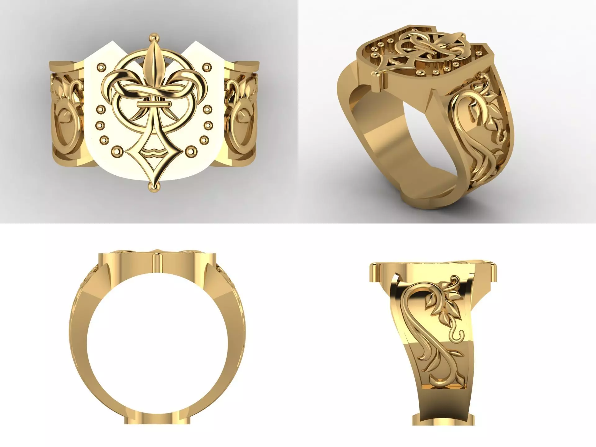 Ring od351 3D print model_5