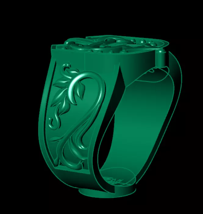 Ring od351 3D print model_12