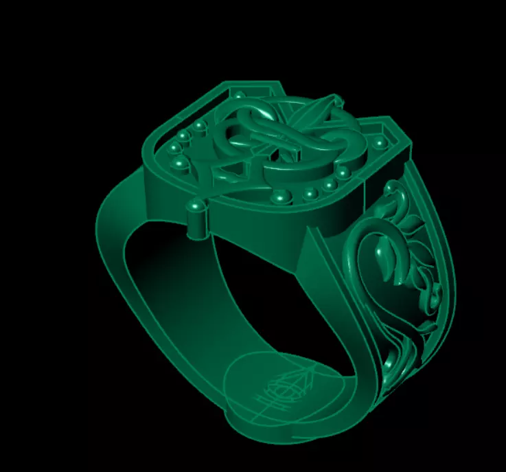 Ring od351 3D print model_10