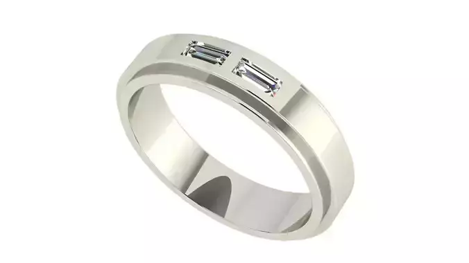 Two-Stone baguette ring