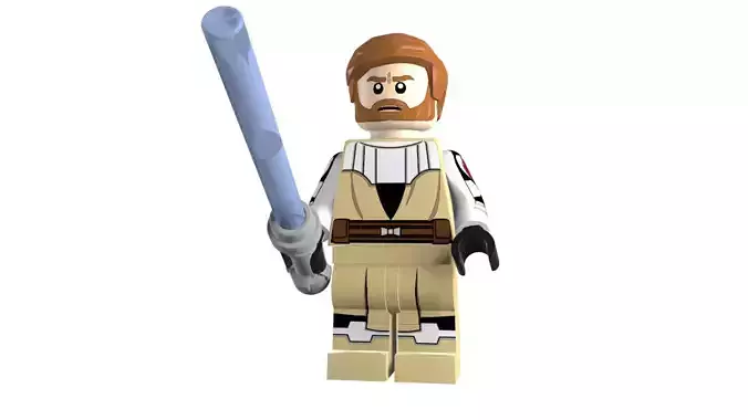 3D print minifigure - Obi-Wan Kenobi - V1