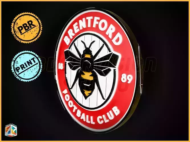Brentford Football team Club Logo
