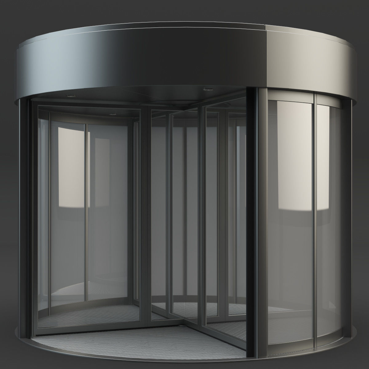 Door Revolving 3D model_1
