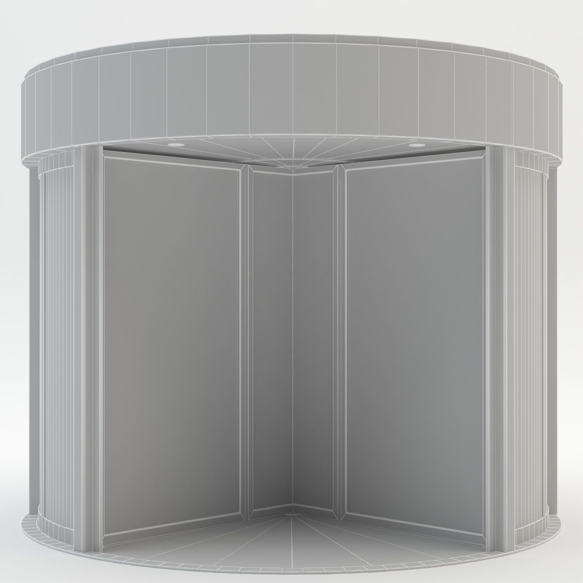 Door Revolving 3D model_8