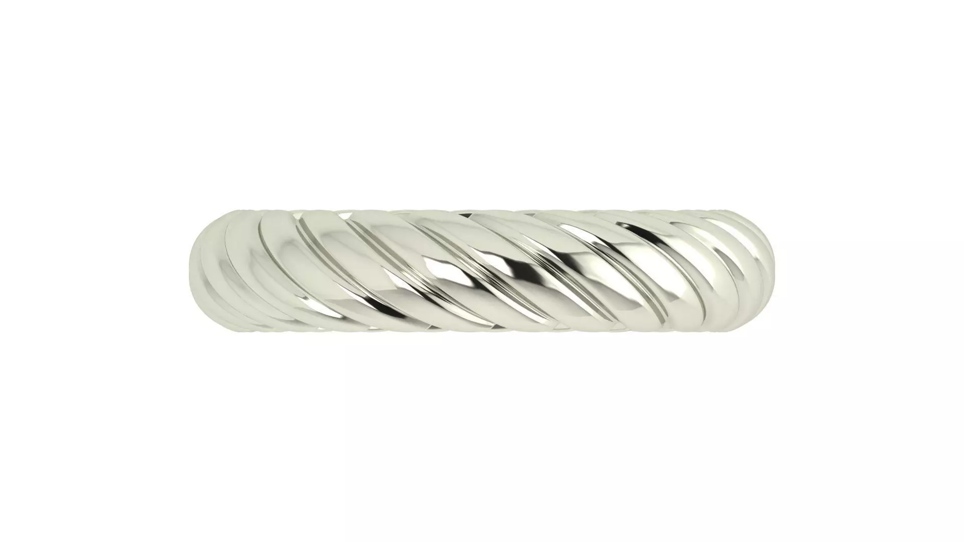 Twisted band 3D print model_1