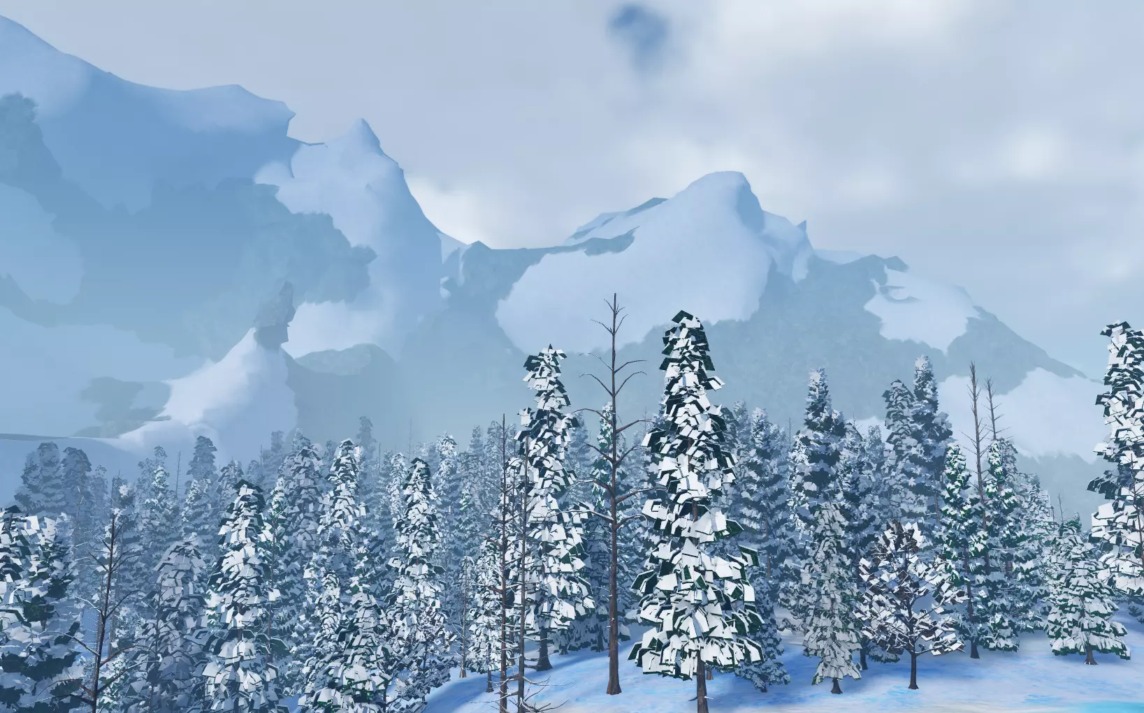 ROBLOX Realistic Stylized Forest Tree Pack Low-poly 3D model_2