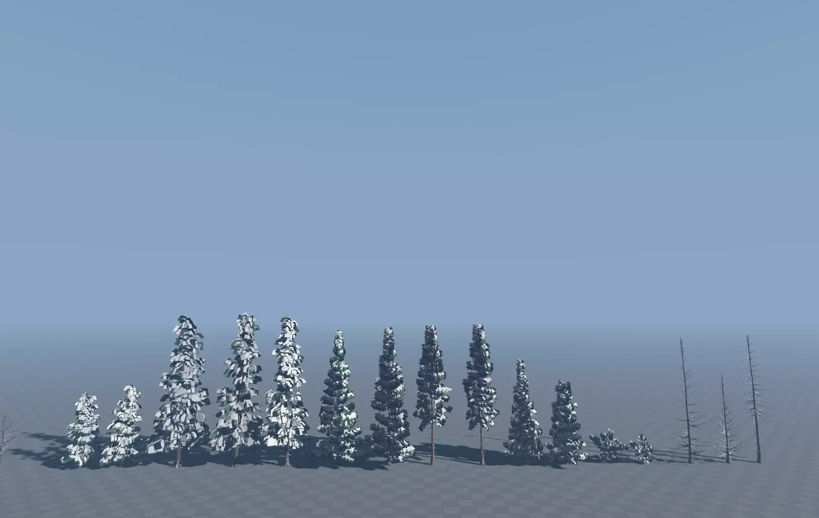 ROBLOX Realistic Stylized Forest Tree Pack Low-poly 3D model_14