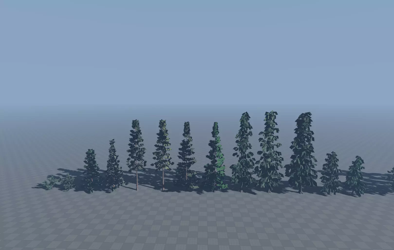 ROBLOX Realistic Stylized Forest Tree Pack Low-poly 3D model_17