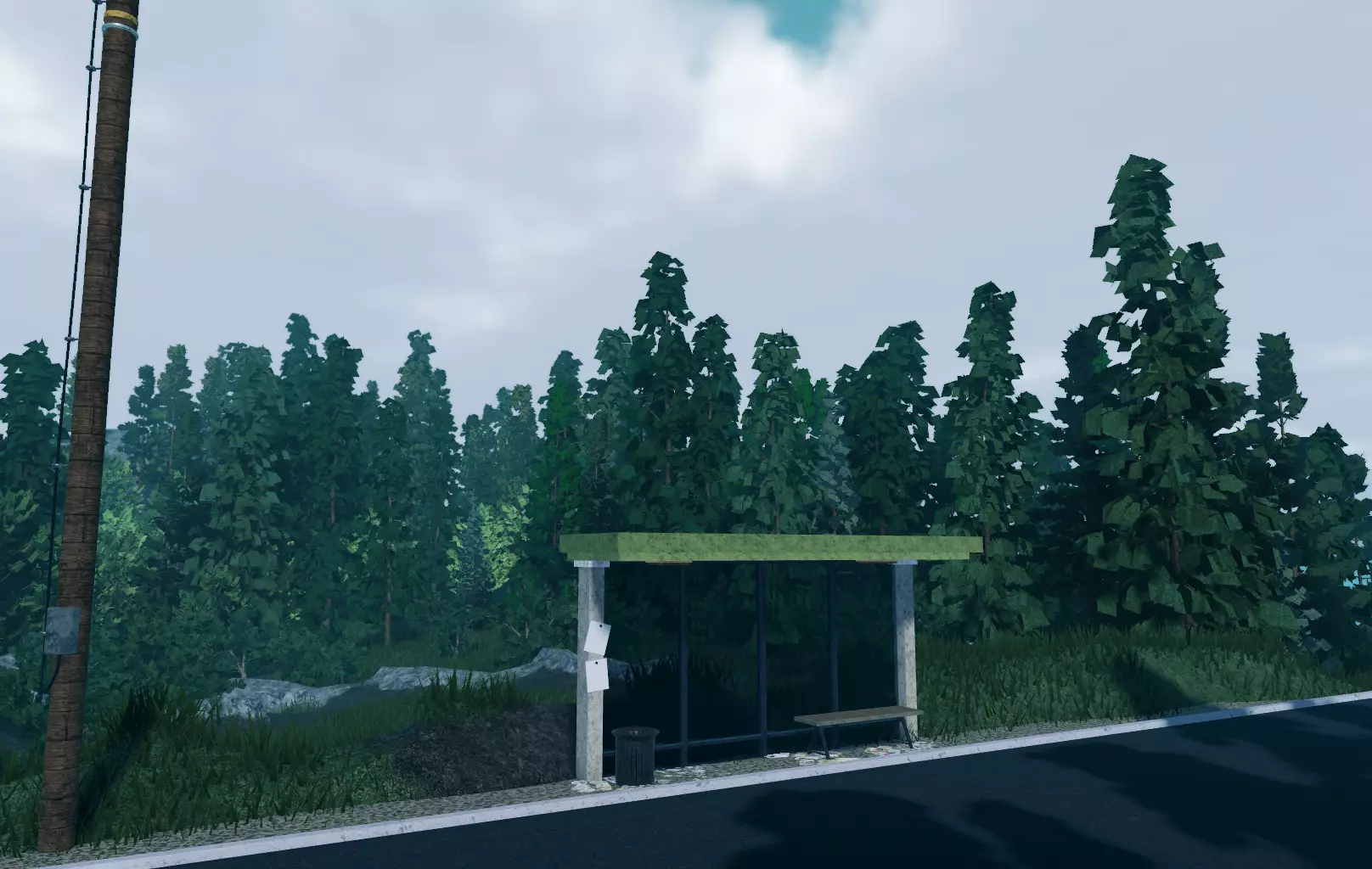 ROBLOX Realistic Stylized Forest Tree Pack Low-poly 3D model_6