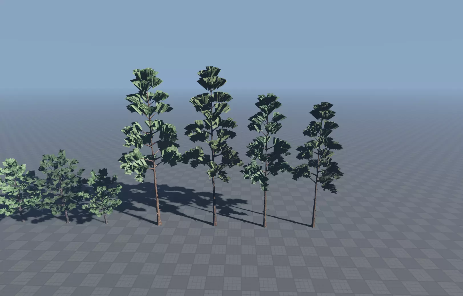 ROBLOX Realistic Stylized Forest Tree Pack Low-poly 3D model_18