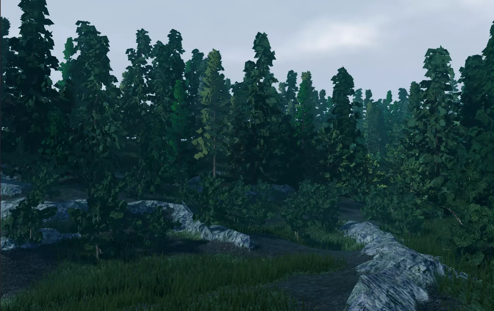 ROBLOX Realistic Stylized Forest Tree Pack Low-poly 3D model_7