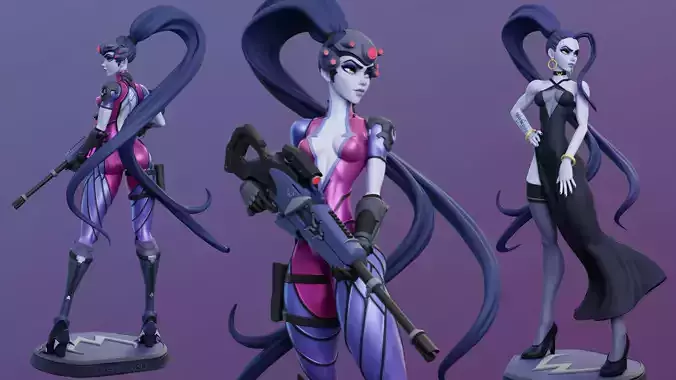 Widowmaker Overwatch Multi Version STL SFW NSFW