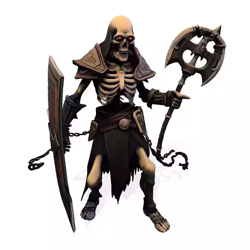 Highpoly Undead Knight for 3D Print