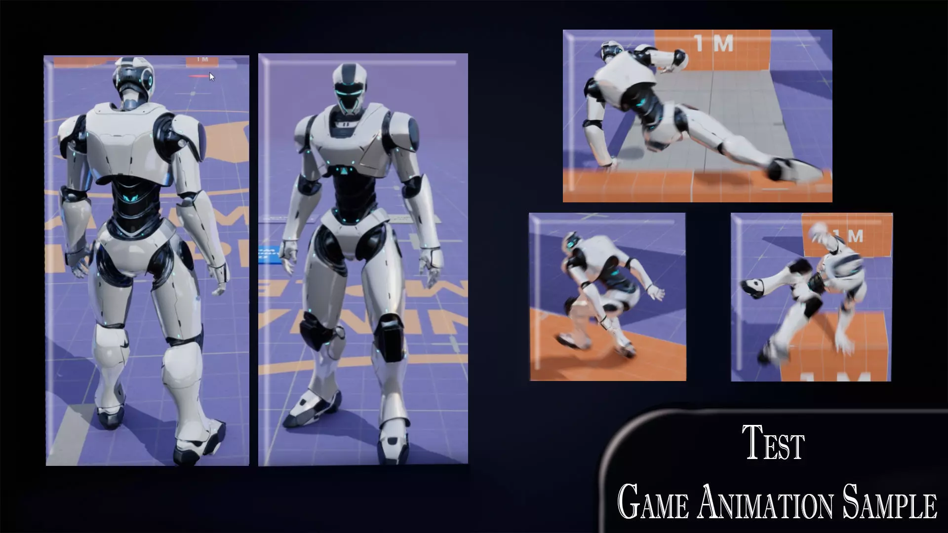 Robot 4 Low-poly 3D model_12